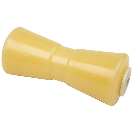SEACHOICE Non-Marking TP Yellow Rubber Keel Roller With 5/8" ID Hole 56460